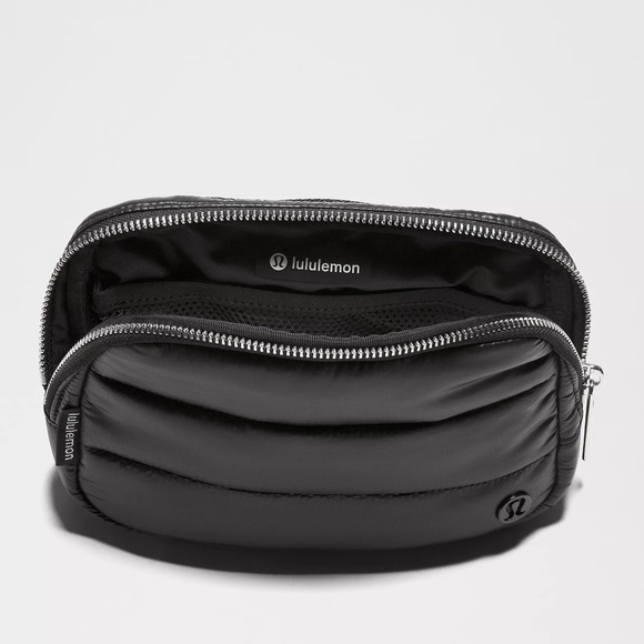 Lululemon NWT Everywhere Belt Bag 1L Wunder Puff Shine Black - Picture 4 of 7